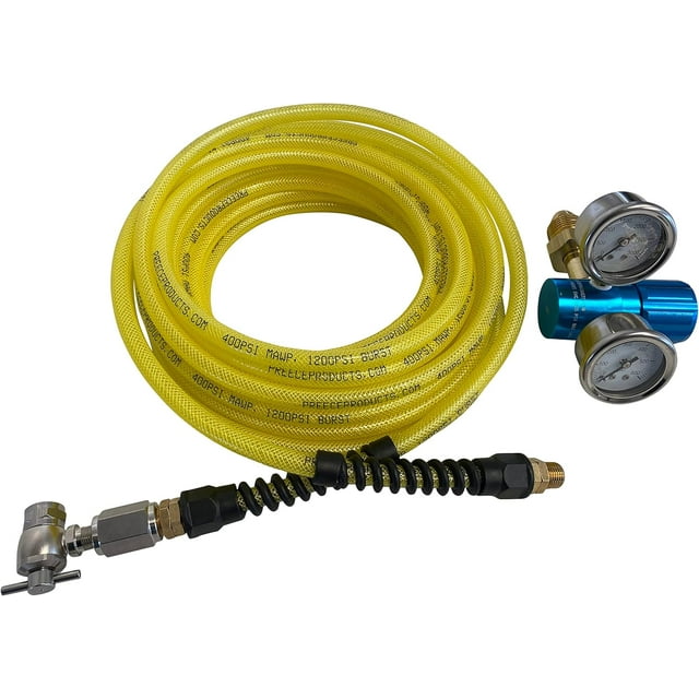 Nitrogen Regulator Shock & Tire Kit 30' Hose 0400 PSI No Loss Chuck