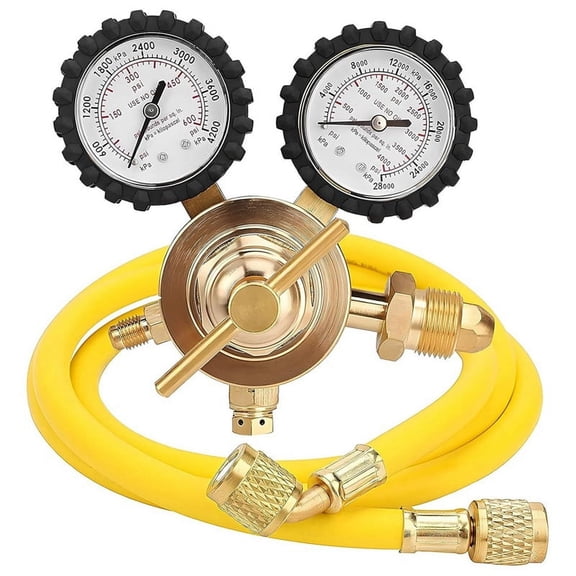Nitrogen Regulator With 0-600 PSI Delivery Pressure,Hose CGA580 Inlet Connection And 1/4In Male Flare Outlet Connection1 * !