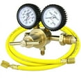thumbnail image 1 of Symkmb Nitrogen Regulator with 60In Hose for HVAC Purge, CGA580 Inlet Connection and 1/4In Male Flare Outlet Connection Plastic+Copper+Rubber Gold&Yellow&Black, 1 of 6