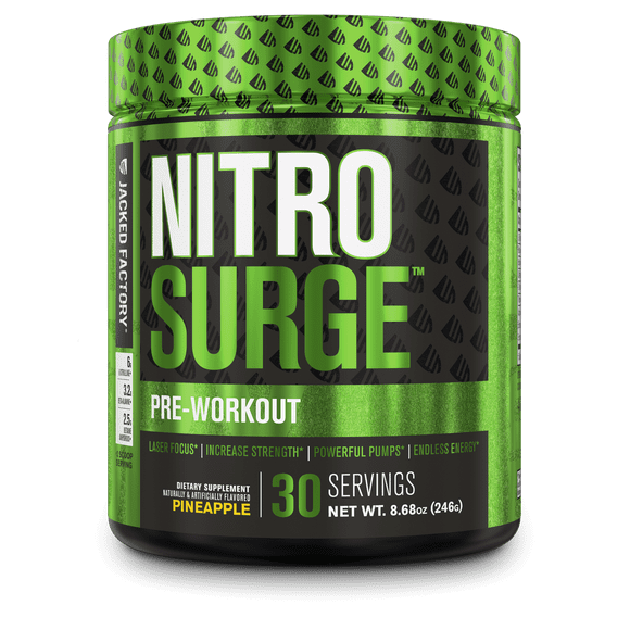 Nitrosurge Pre Workout Powder - 30 Servings, Pineapple