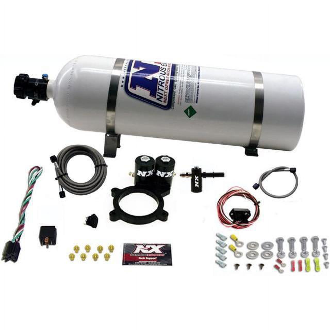 Nitrous Express 2014+ GM 5.3L Truck Nitrous Plate Kit (50250HP) w/15lb