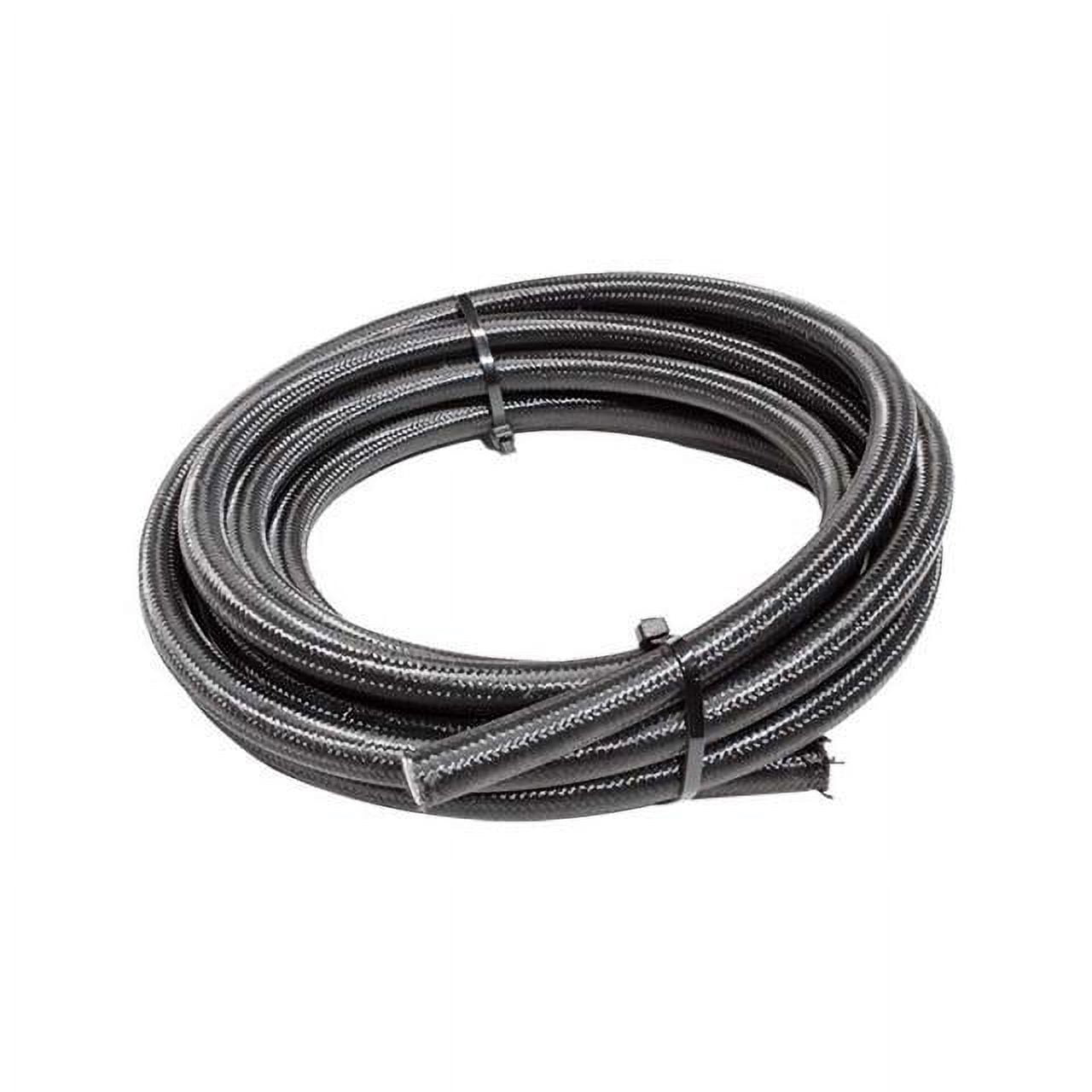 Nitrous Express 8An Braided Stainless Ptfe Hose - 15Ft Black SNF-60815B