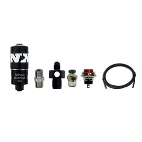 Nitrous Express Nitrous Purge Valve Kit 4an w/Poly Line