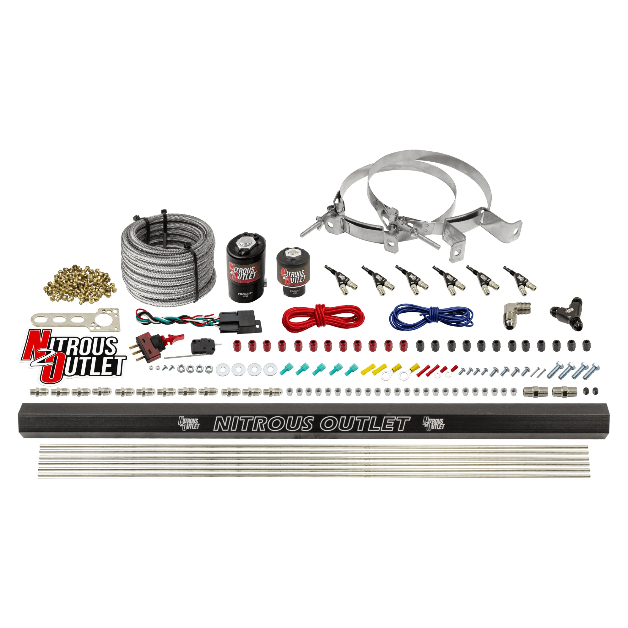 Nitrous Outlet 6 Cylinder Direct Port System .122 Nitrous Solenoids