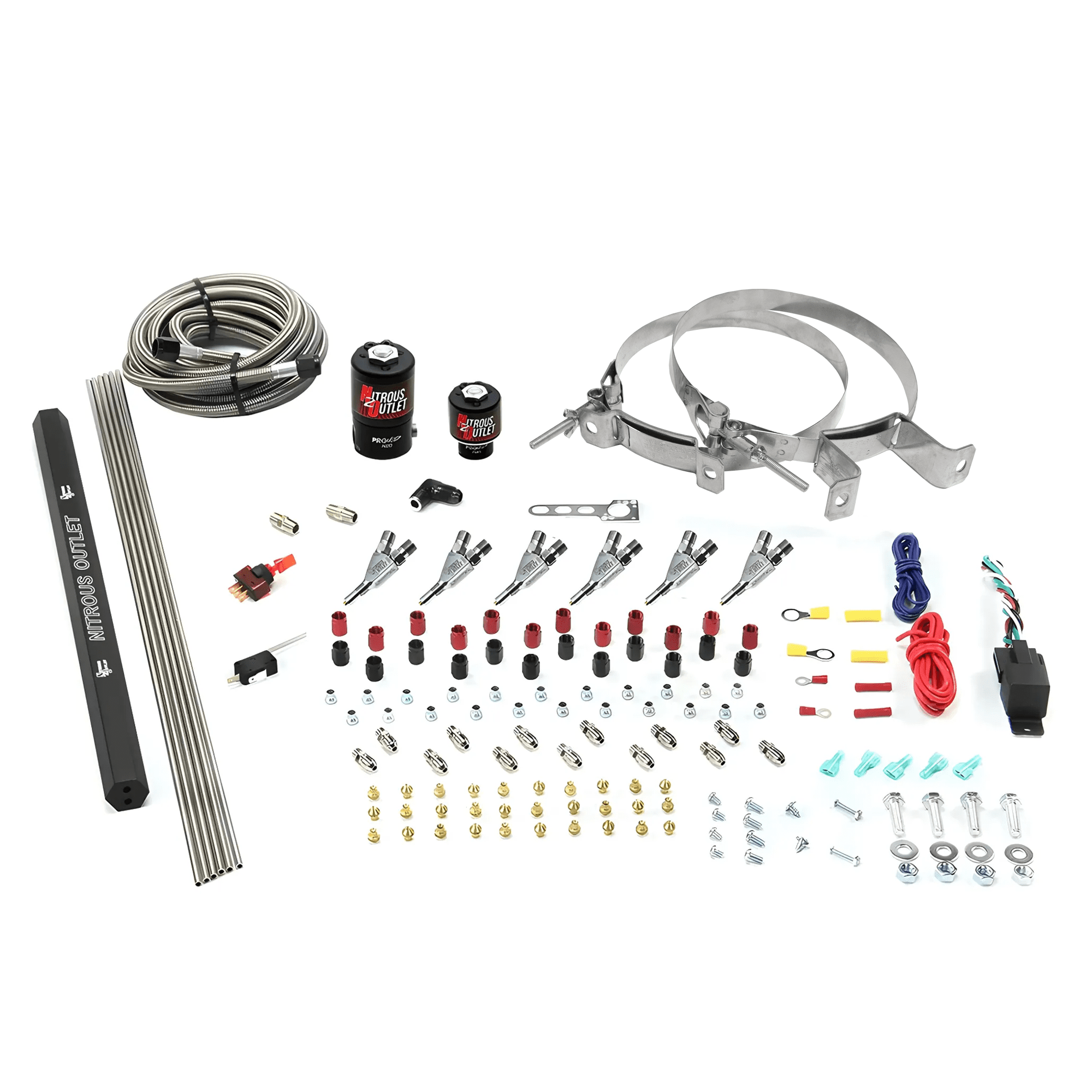 Nitrous Outlet 6 Cylinder Direct Port System .122 Nitrous Solenoids