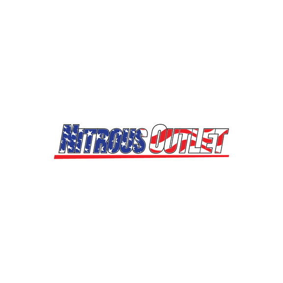 Nitrous Outlet American Flag Theme Cowl Decal