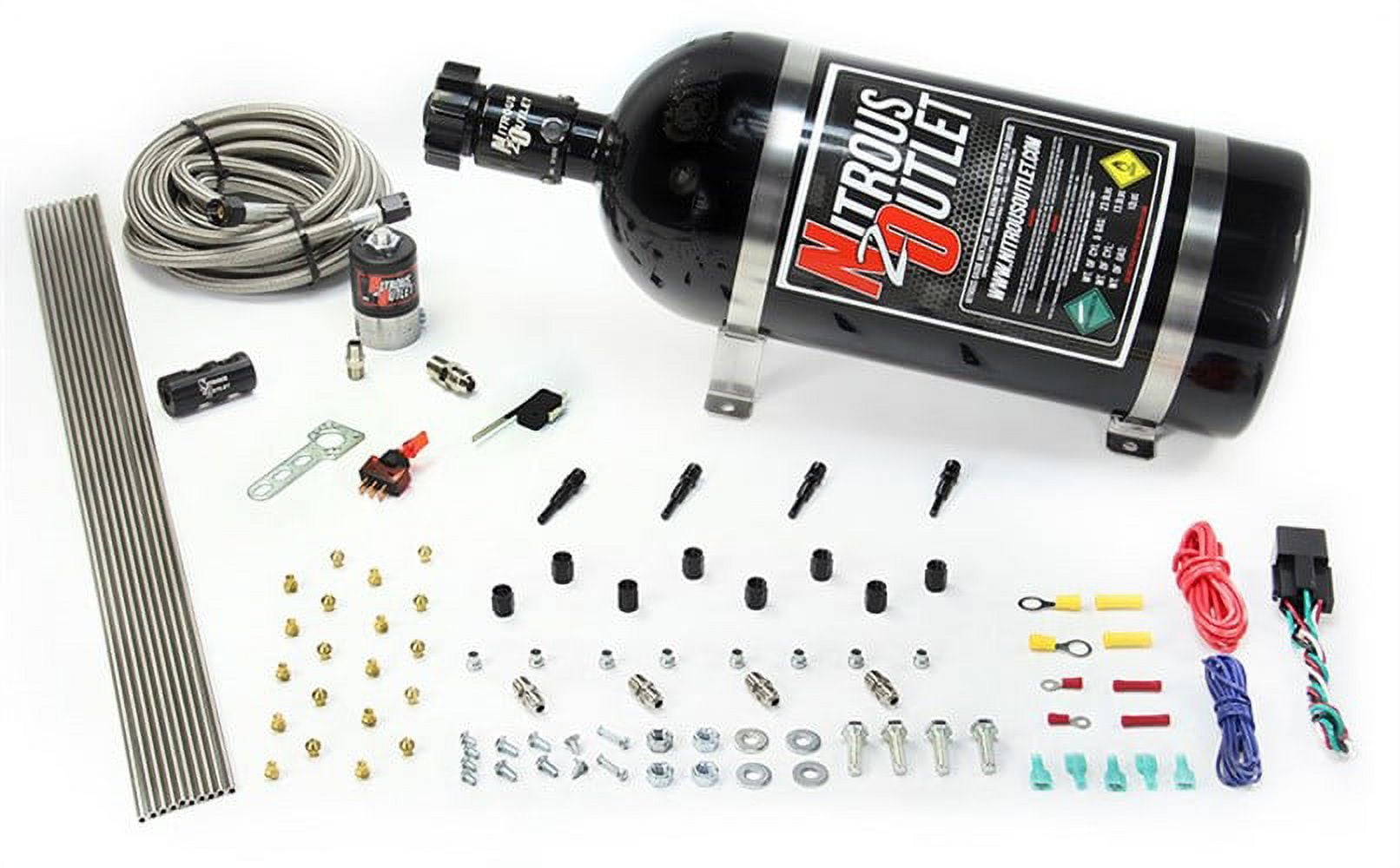 Nitrous Outlet Dry EFI 4 Cylinder 1 Solenoids Direct Port System With