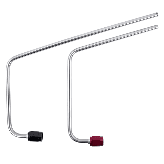 Nitrous Outlet GM Holley Hi-Ram 90mm Throttle Body Hardline Kit - Solenoids To Plate