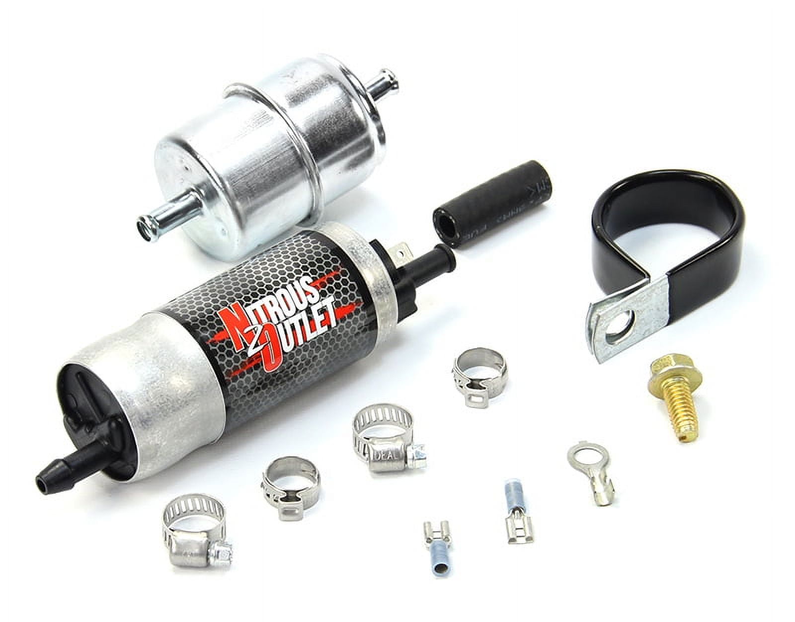 Nitrous Outlet Powersports Electric Fuel Pump 30 gph 6psi, 5/16 barb