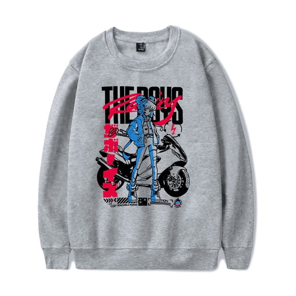 Nitrous Racing Merch Hoodie The Boys 2024 Anime Merch Sweatshirt Harajuku Long Sleeves For Mens Women Sweatshirts