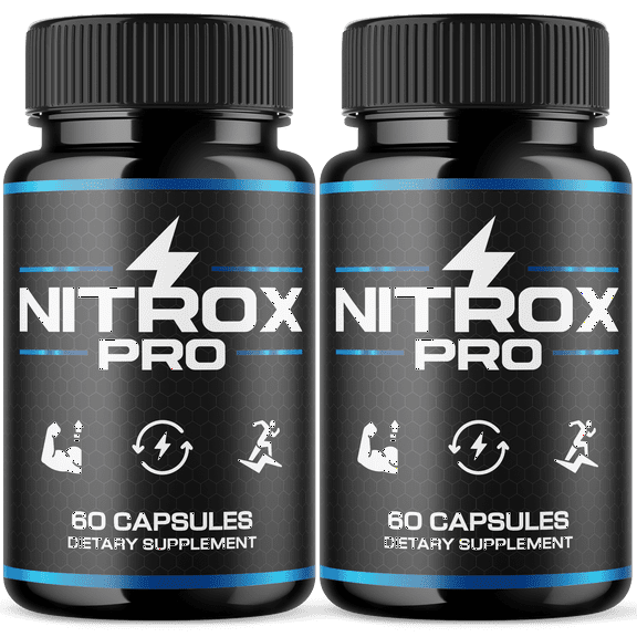 Nitrox Pro Advanced Formula Pills All Natural NitroxPro Vitamin Supplement 120 Capsules