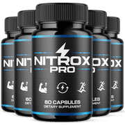 Nitrox Pro Advanced Formula Pills All Natural NitroxPro Vitamin Supplement 300 Capsules