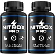 Nitrox Pro for Men Capsules   NitroxPro Vitamin Complex Pills Energy, 2 Pack, 120 Capsules