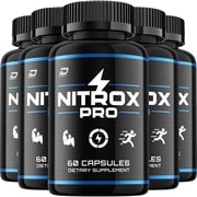 Nitrox Pro for Men Capsules   NitroxPro Vitamin Complex Pills Energy, 5 Pack, 300 Capsules
