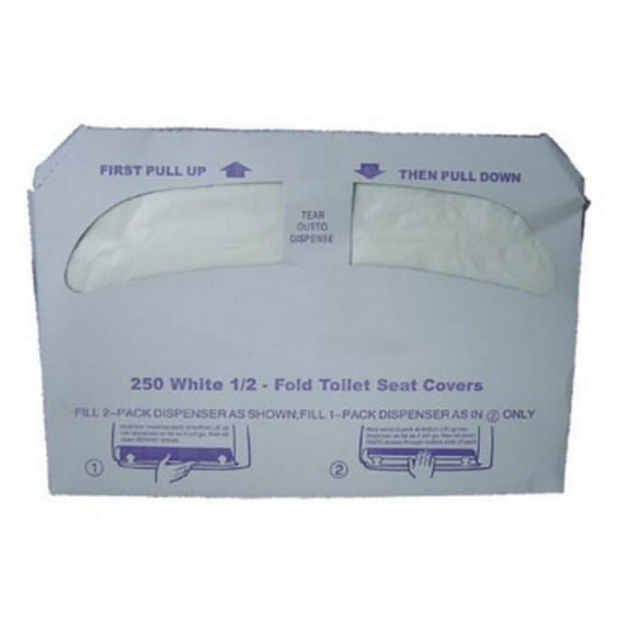 Nittany Paper Mills NP-TSCR20250 PE 1 by 2 Folded Toilet Seat Cover