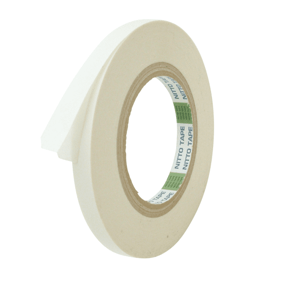 Nitto (Permacel) P-02 Double-Sided Kraft Paper Tape: 1/2 in. x 36 yds. (White)