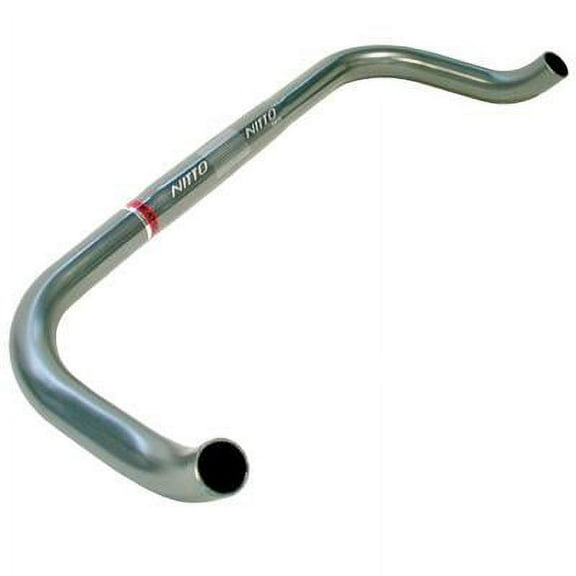 Nitto RB018 Pursuit Bar (Bull Horn) Silver 26.0mm 400mm Aluminum Cruiser