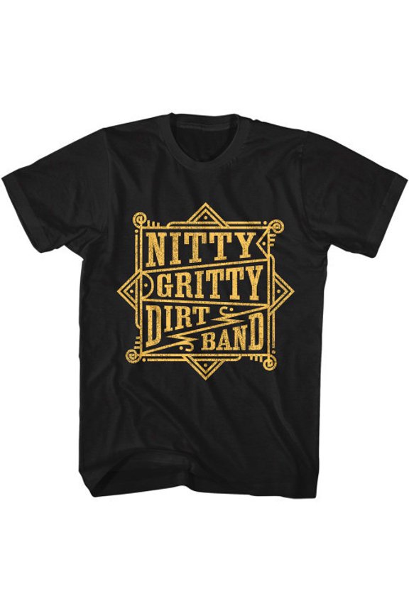 Nitty Gritty Dirt Band Borders Black T-Shirt