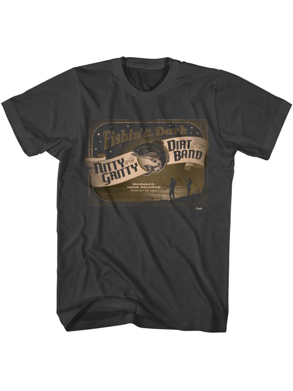 Nitty Gritty Dirt Band Fishin In The Dark Smoke Adult T-Shirt L