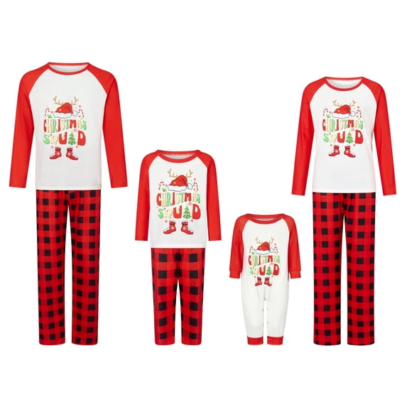 Nituyy Baby Girls' Family Jammies Matching Holiday Organic Cotton Pajamas