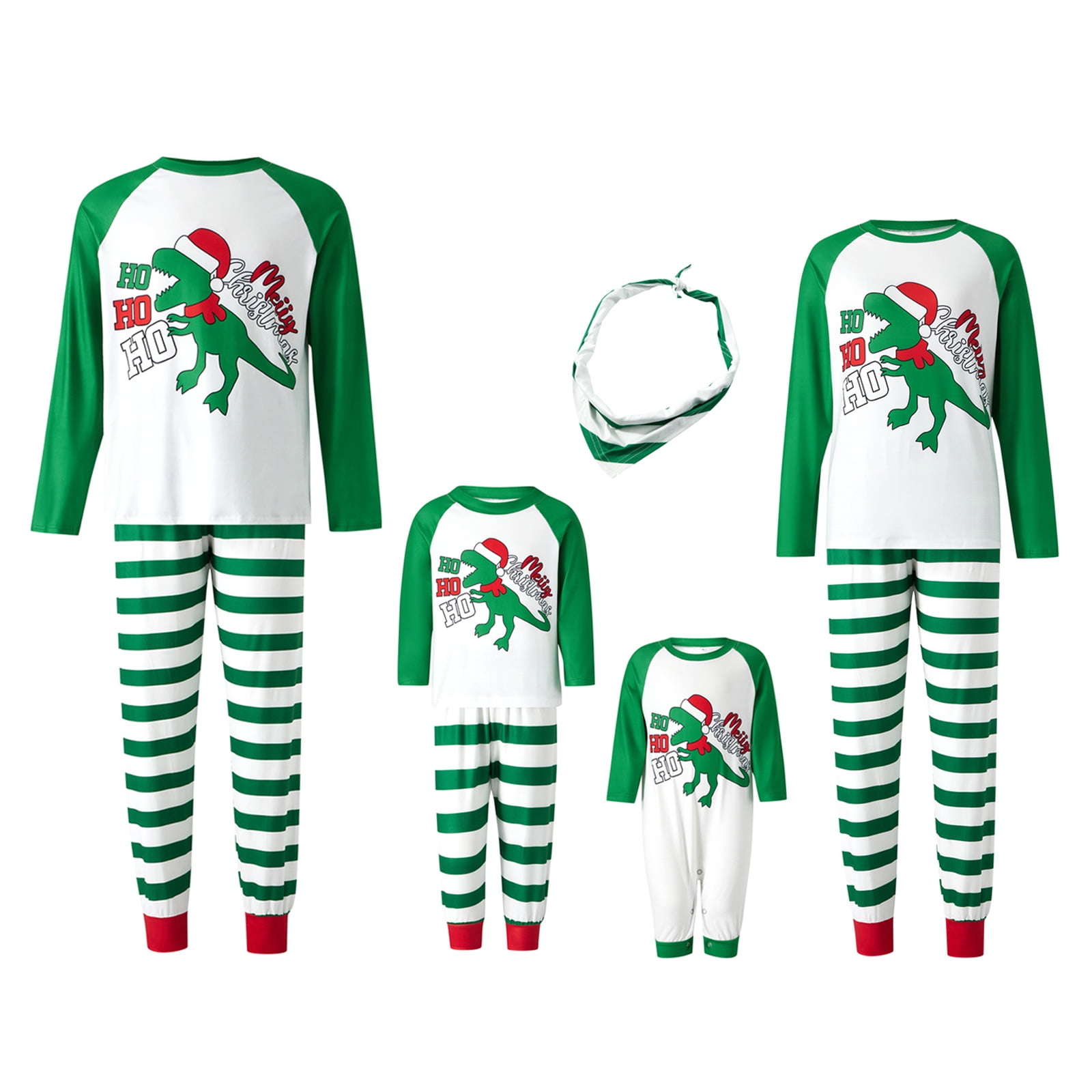 Nituyy Christmas Family Matching Pajama Red Holiday Pjs Sets Cotton ...