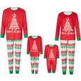 thumbnail image 1 of Nituyy Christmas Matching Family Pajamas Set Cartoon Dinosaur Print Pjs Homewear Sleepwear Jammies for Adults and Kids, 1 of 9