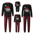 thumbnail image 1 of Nituyy Christmas Pajamas for Family, Matching Family Christmas PJs Sets Blue Elk Tree Printed Top Sleepwear, 1 of 10