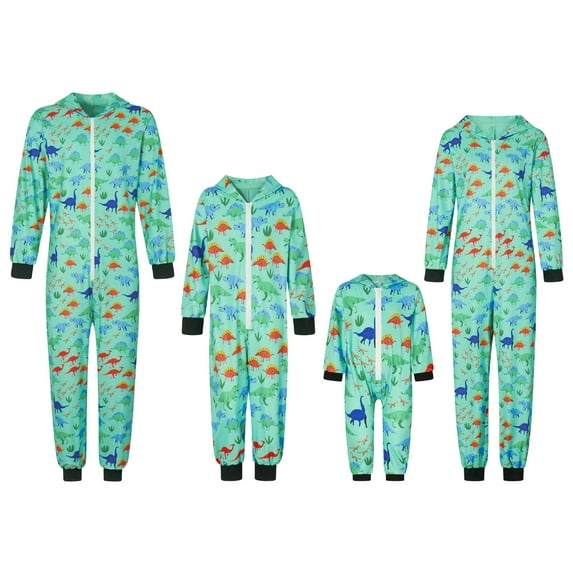 Nituyy Christmas Pajamas for Family Matching Xmas Christmas Pjs Set Santa Claus Cartoon Print Cute Holiday Family Sleepwear