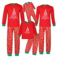 thumbnail image 1 of Nituyy Christmas Santa Hat Pattern Family Matching Pajamas,2-piece,Unisex,Sizes Baby-Kids-Adult, 1 of 8