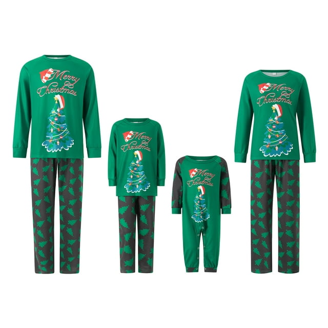 Nituyy Family Christmas Pajamas Matching Sets Xmas Matching Pjs for ...
