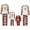 thumbnail image 1 of Nituyy Family Matching Pajamas Christmas Sleepwear Long Sleeve Sleep Shirt with Plaid Pants Soft Loungewear Pjs Set S-XXL, 1 of 9