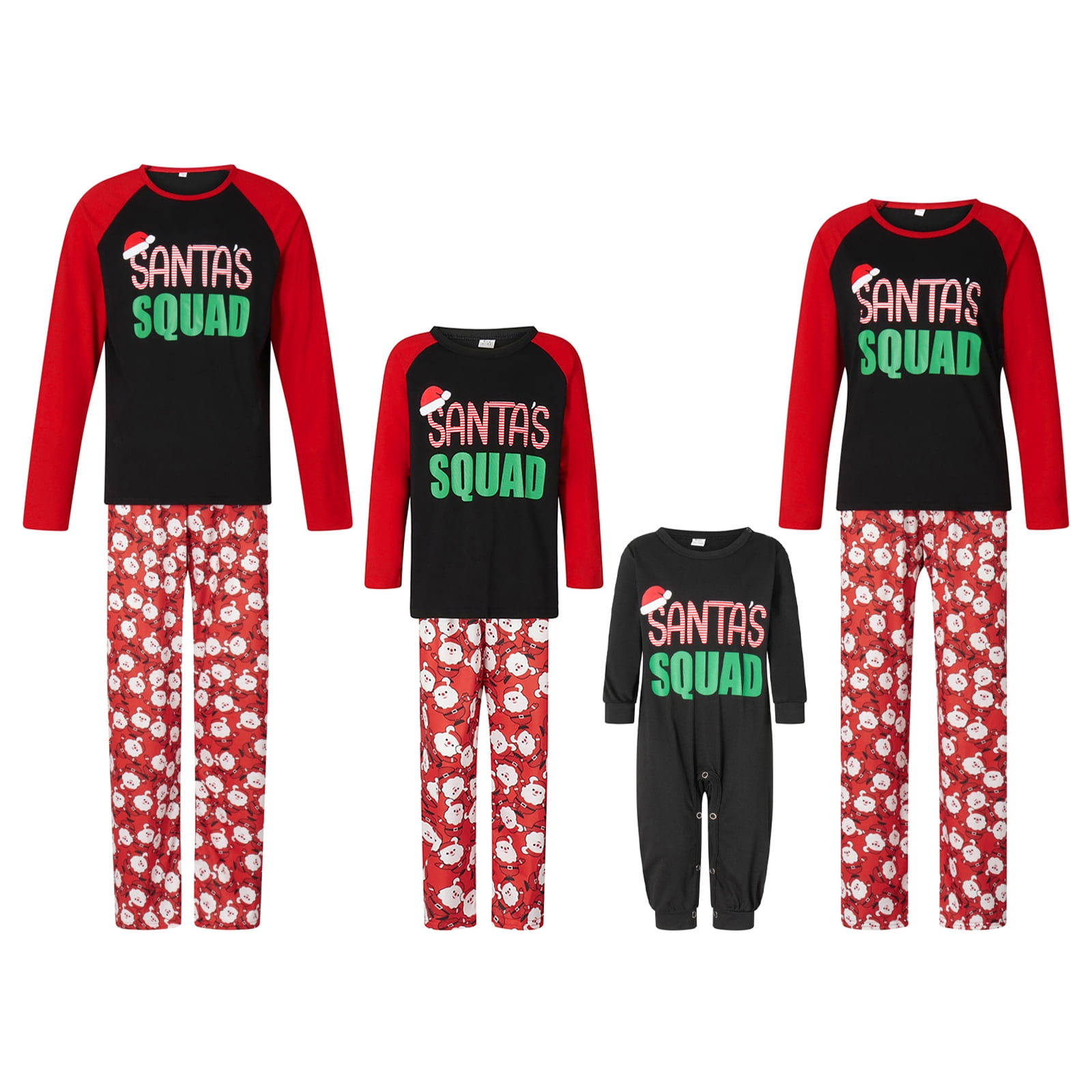 Nituyy Matching Family Christmas Pajamas 2023 Christmas Pajamas for Family Plus Size Funny Family Christmas Pjs Walmart