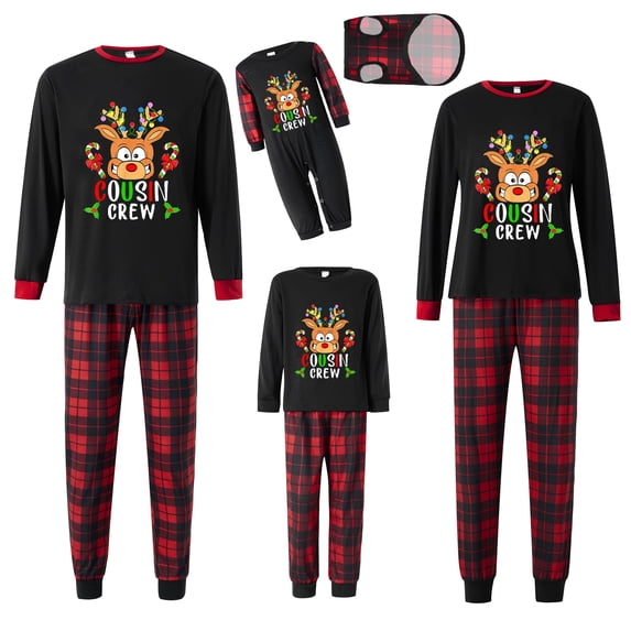Nituyy Matching Family Christmas Pajamas, Matching Christmas PJs For Family, Adult, Teen, Kid, and Baby Pajamas