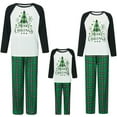 thumbnail image 1 of Nituyy Matching Family Pajamas Sets Christmas PJ's Sleepwear Printed Top with Plaid Bottom, 1 of 10