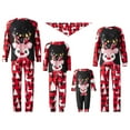 thumbnail image 1 of Nituyy Matching Pajamas Set for Family Fleece Christmas Sleepwear Zipper Jumpsuit with Pockets, 1 of 8