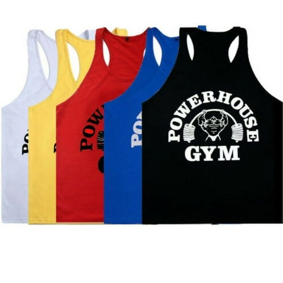 Nituyy Men's Bodybuilding GYM Printed Tank Tops Muscle Vest