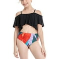 thumbnail image 1 of Nituyy Mommy and Me Two Piece Swimwear Family Matching Swimsuit, 1 of 5
