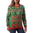 thumbnail image 1 of Nituyy Women's Christmas Knit Sweater Long Sleeve Crewneck Letter/Christmas Tree Print Pullover Knitwear, 1 of 9
