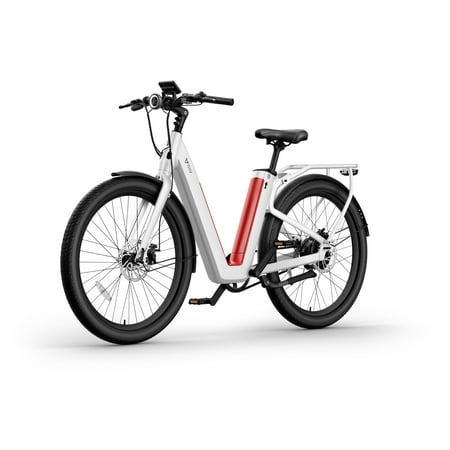 NIU - BQi-C3 Pro eBike w/ up to 90 miles Max Operating Range and 28 MPH Max Speed - White