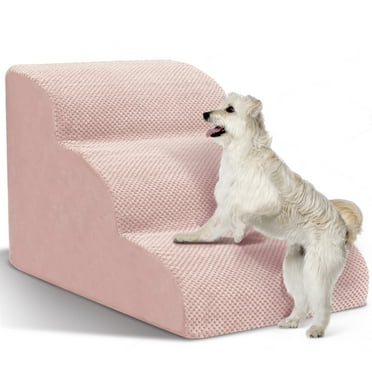 Infans Indoor 4-Tier Foam Doggy Ramps/Stairs for Small Pets, Short Legs ...