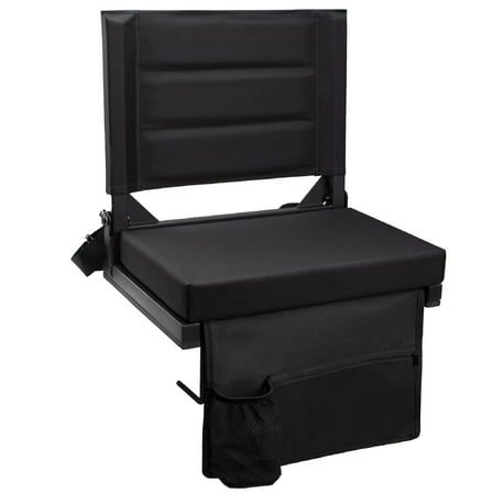 Niubya, Grandstand Portable Folding Padded Stadium Seat for Bleacher with Cup Holder