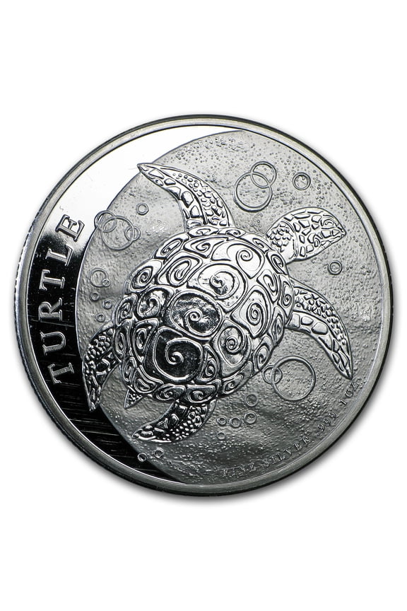 Niue 1 oz Silver Hawksbill Turtle (Abrasions)