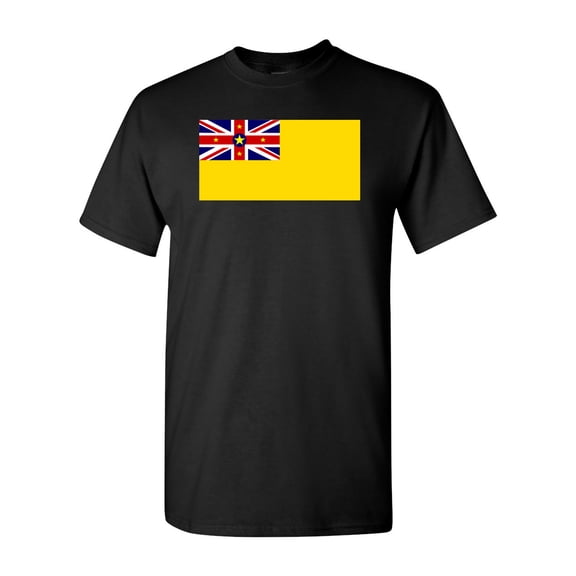 Niue Country Flag Adult DT T-Shirt Tee