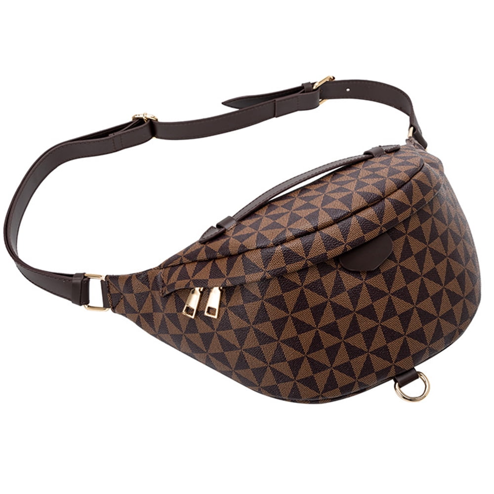 Women's Pu Leather Bumbag Fanny Pack Waist Bag Hip Bag 