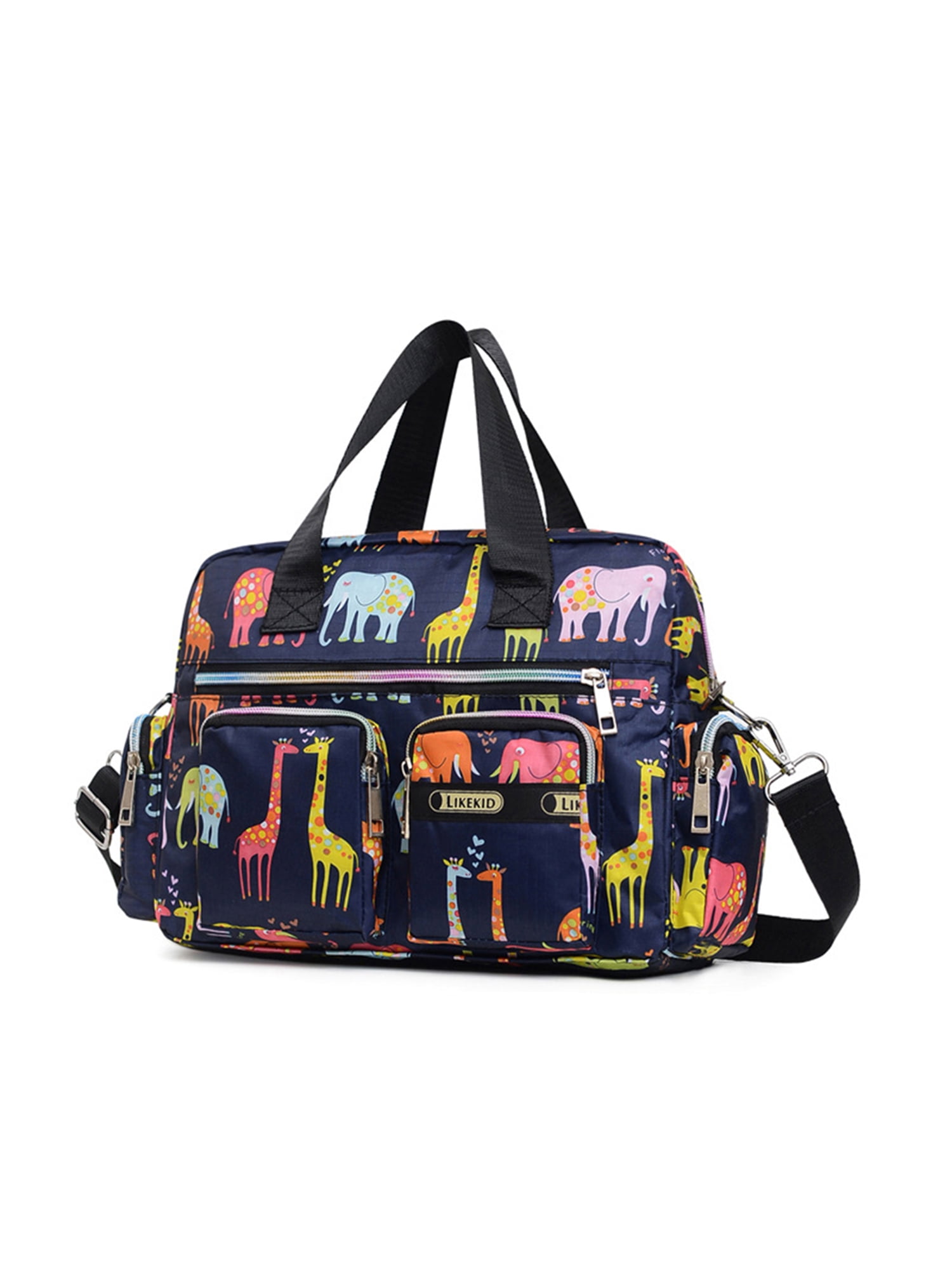 Niuer Ladies Shoulder Bags Multi Pockets Tote Bag Top Handle Nylon Handbag Large Capacity Women