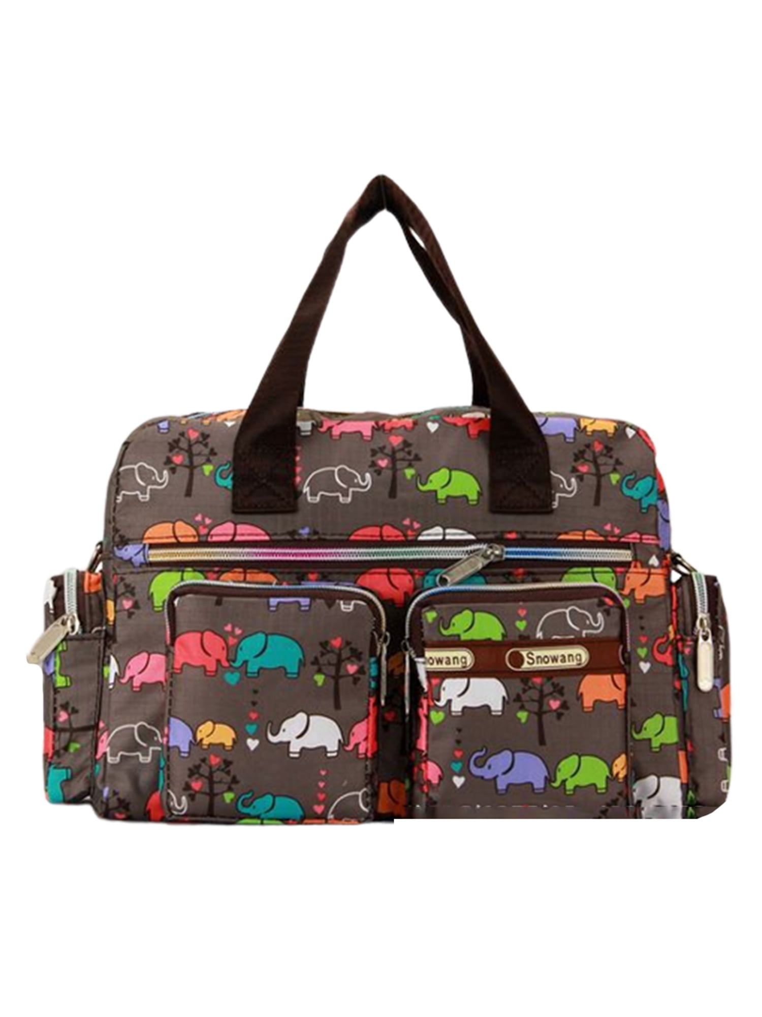 Niuer Ladies Shoulder Bags Multi Pockets Tote Bag Top Handle Nylon Handbag Large Capacity Women