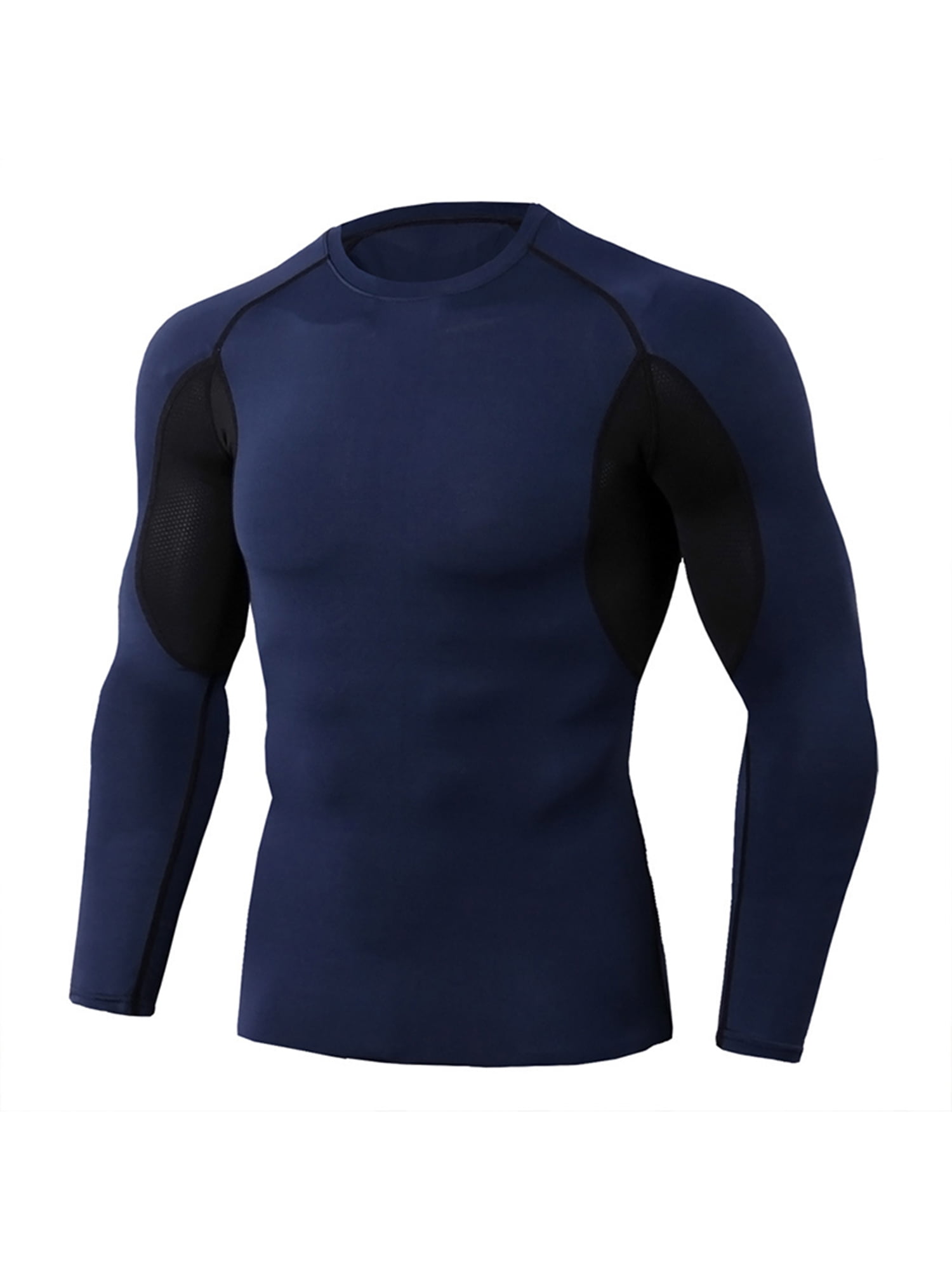 Niuer Mens Compression Shirt And Pant Set Crew Neck Base Layer Suit