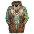 thumbnail image 1 of Niuer Winter Long Sleeve Hoodies Sweatshirt Tops For Men Casual Fashion Hooded Pullover Blouse Tops Size S-5XL Holiday Party Vintage Sweater, 1 of 3