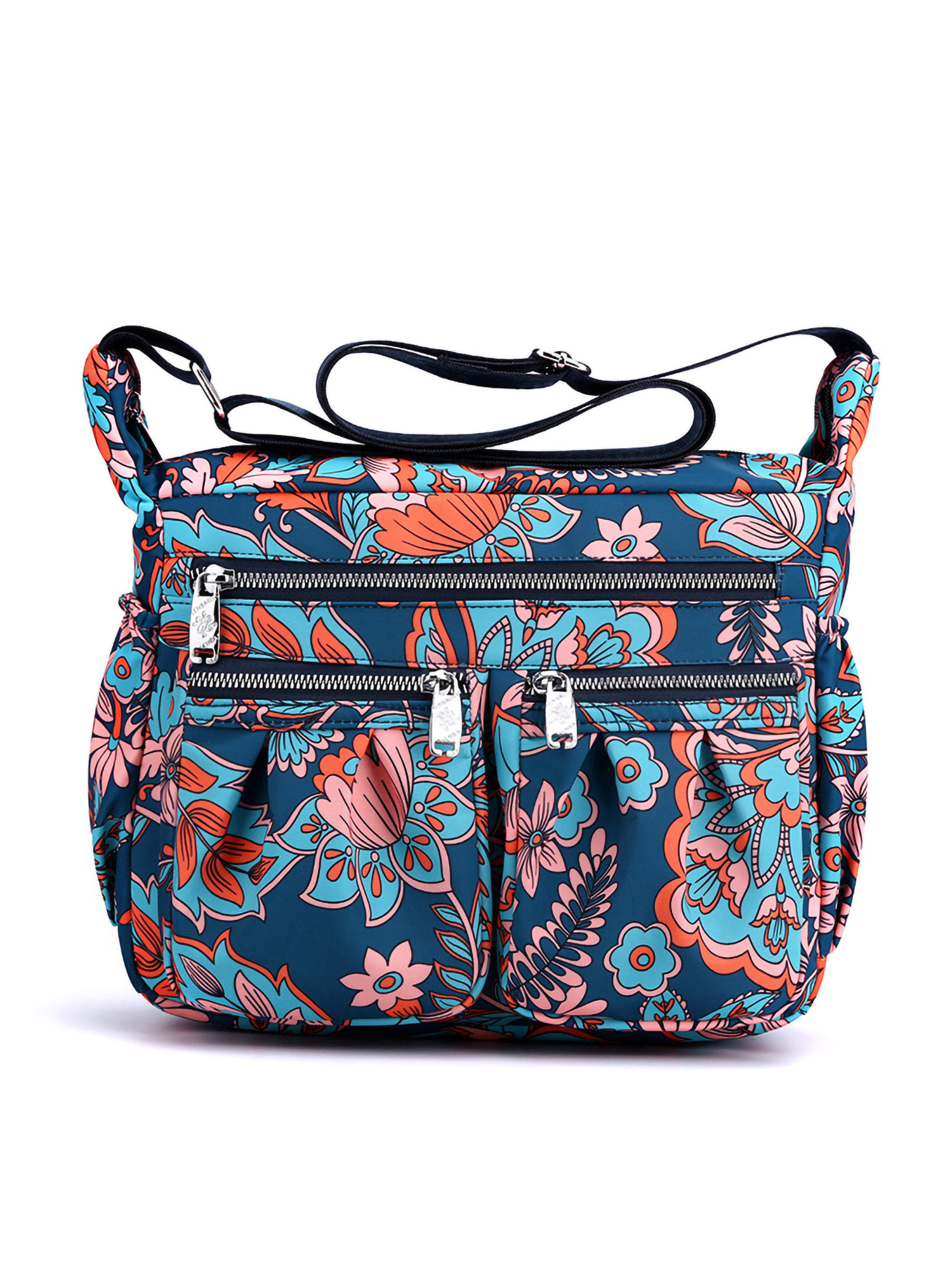 Niuer Women Crossbody Shoulder Bag Top Handle Messenger Bags Multi Pockets Nylon Handbags Large