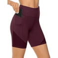 thumbnail image 1 of Niuer Women Plus Size Lounge Active Wear Summer Workout Yoga Sweat Short Pant Stretch High Waist Bike Gym Exercise Legging Pocket, 1 of 4